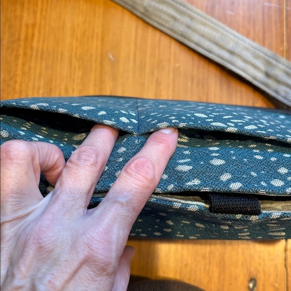 SACAMAIN Sac A Main Art Brocade Pocketbook Purse Designer Fabric Pockets Galore - Picture 11 of 11